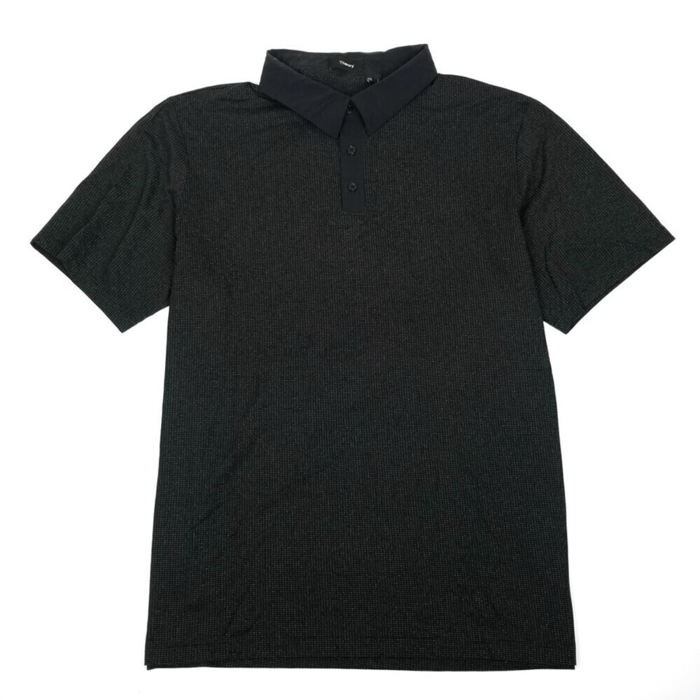 Theory Black Polo Shirt